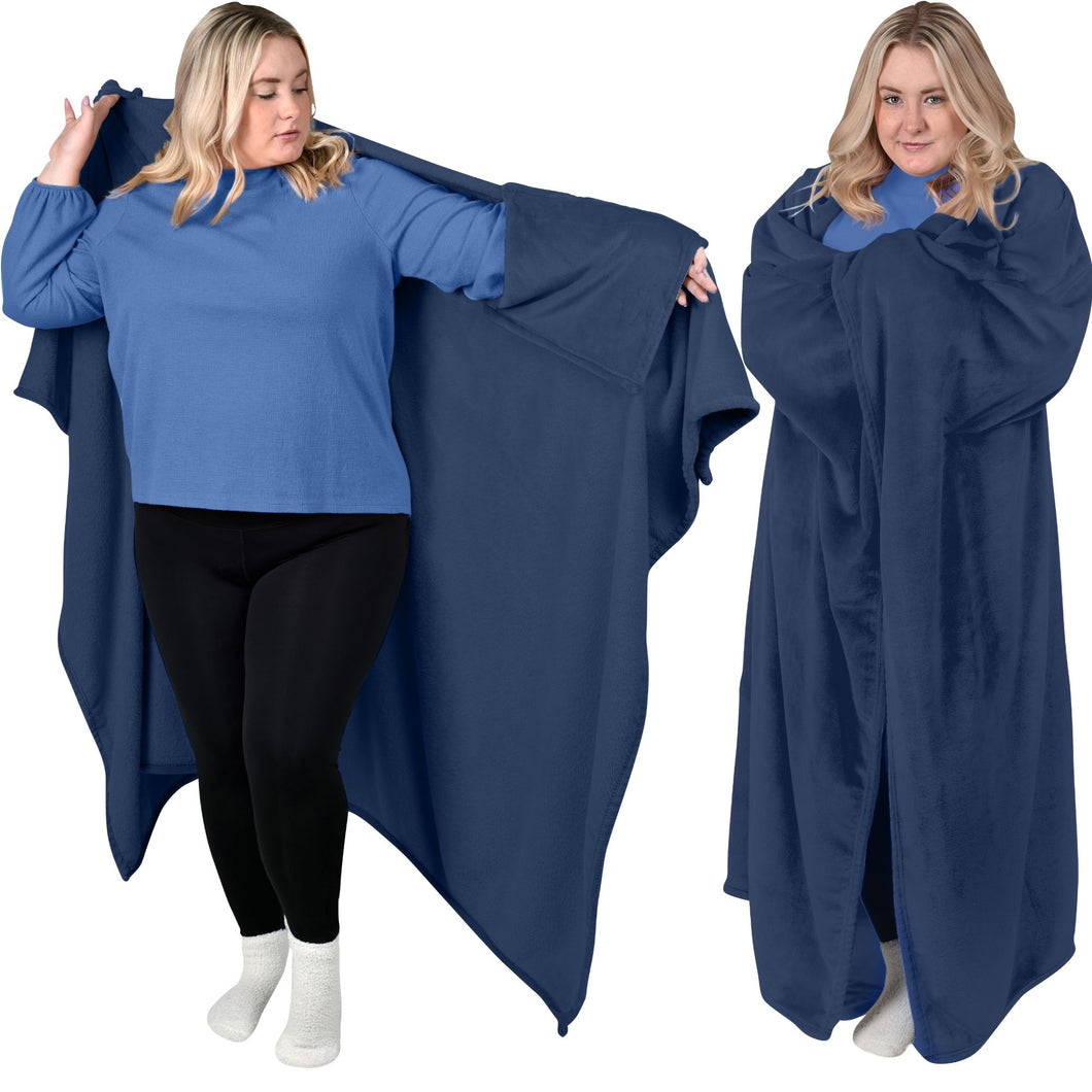 Super Blanky Wearable Blanket Throw - Starry Blue