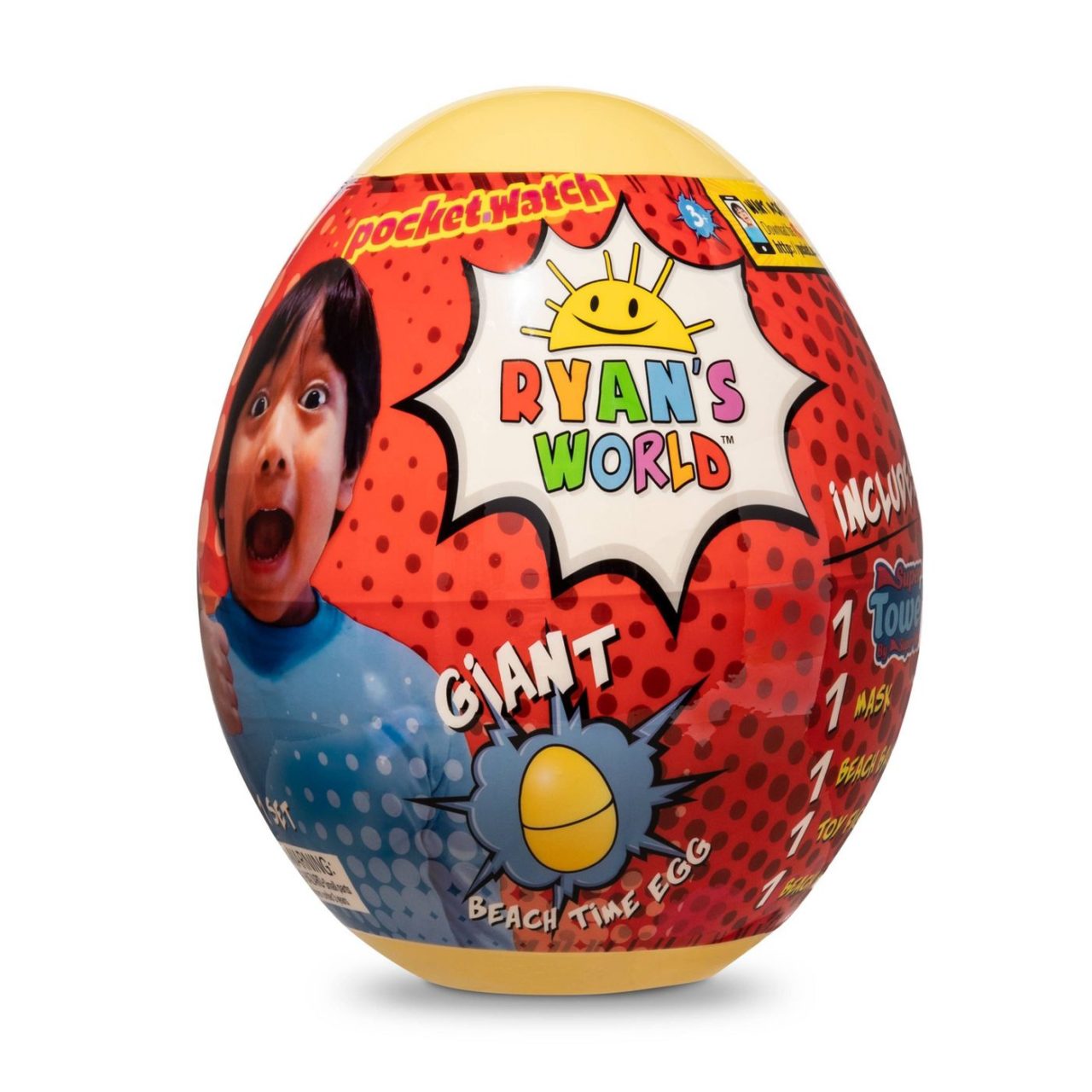 ryan's world green sleepover egg